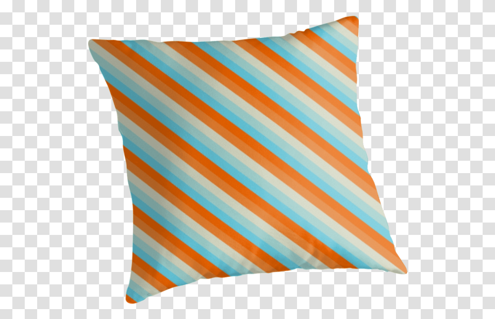 Diagonal Stripe Pattern Cushion, Pillow, Tie, Accessories, Flag Transparent Png