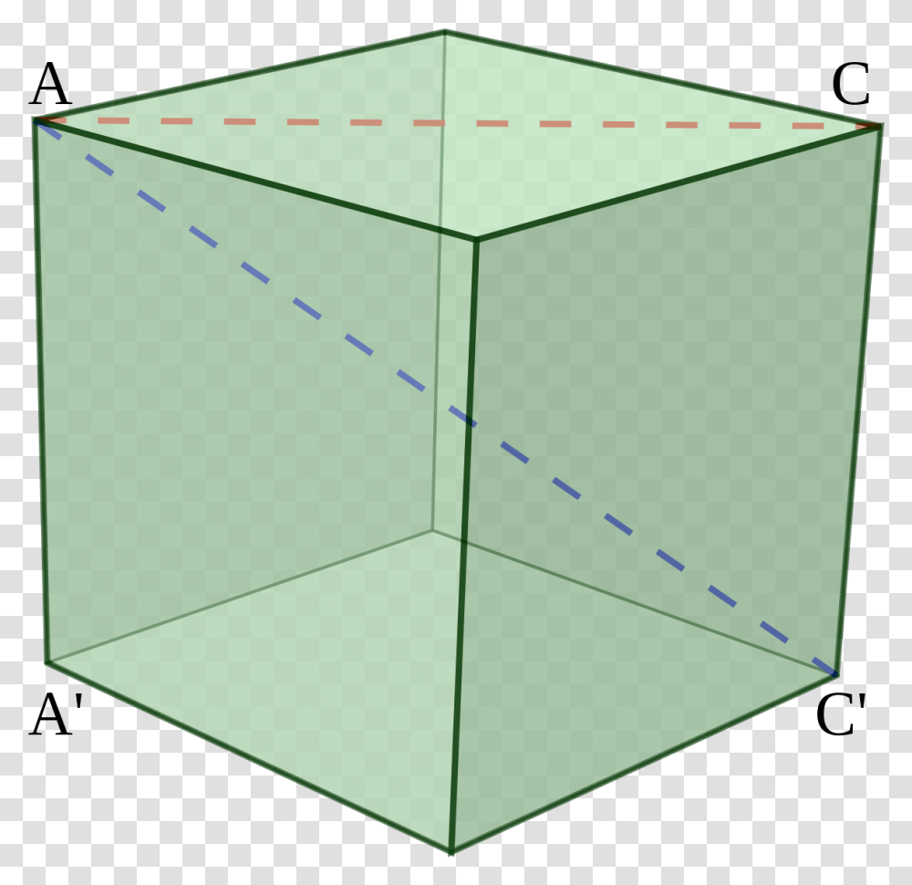 Diagonal Wikipedia Cube Space Diagonal, Ornament, Pattern, Furniture, Fractal Transparent Png