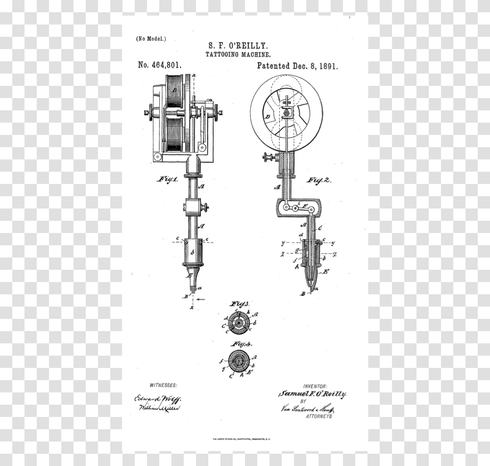 Diagram Rotary Tattoo Machine Parts, Clock Tower, Architecture, Building, Plot Transparent Png