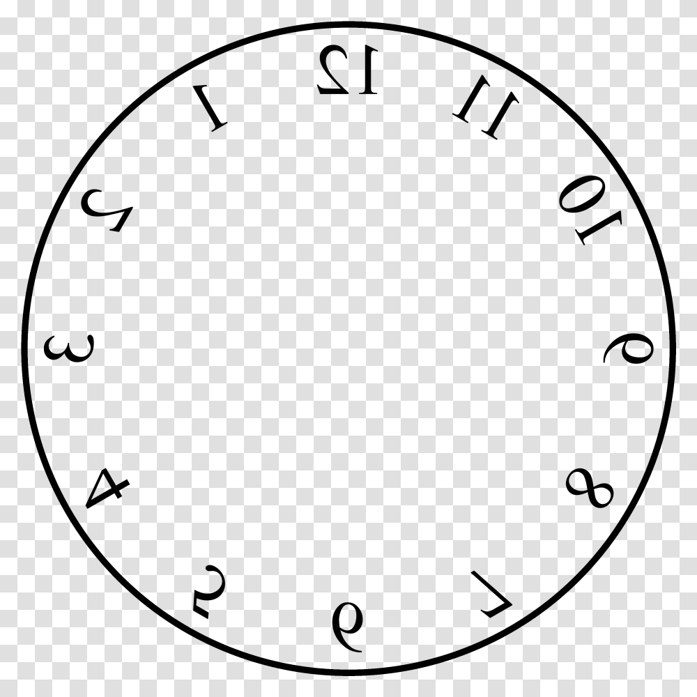 Dial Clipart Clock Face Template, Oval Transparent Png