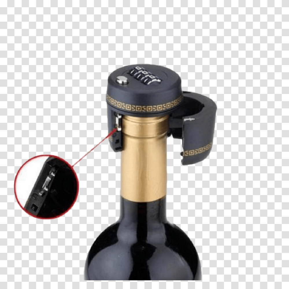 Dial Wine Bottle Cap Lock Probka Na Butilku S Kodovim Zamkom, Alcohol, Beverage, Drink, Red Wine Transparent Png