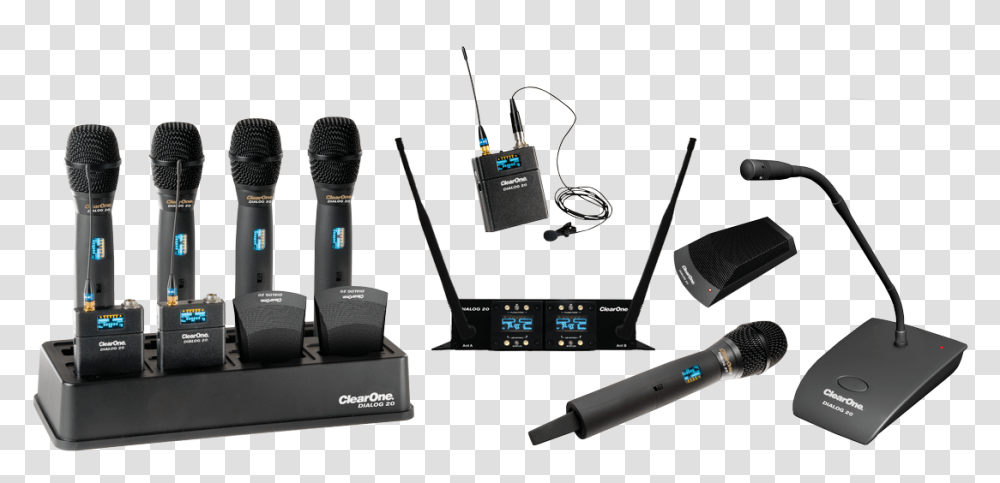 Dialog 20 2 Channel Wireless Microphone System Clearone Clearone Dialog 20, Electrical Device, Electronics, Router, Hardware Transparent Png