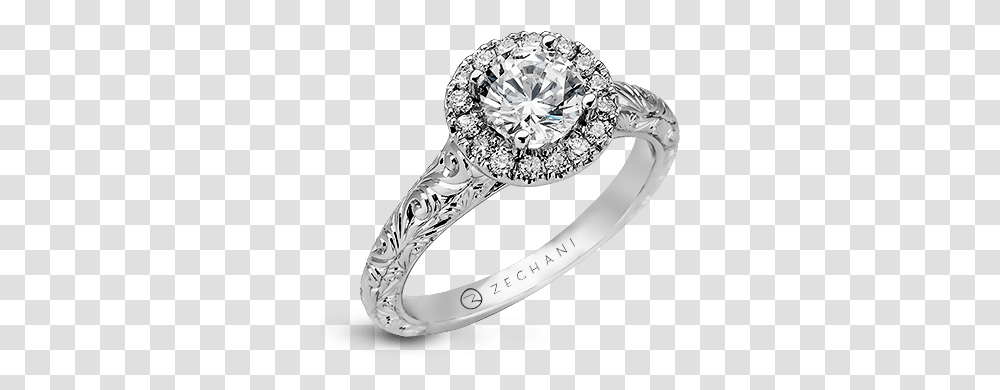 Diamond 14k Gold White Zr940 Engagement Zeghani Zr940, Jewelry, Accessories, Accessory, Ring Transparent Png