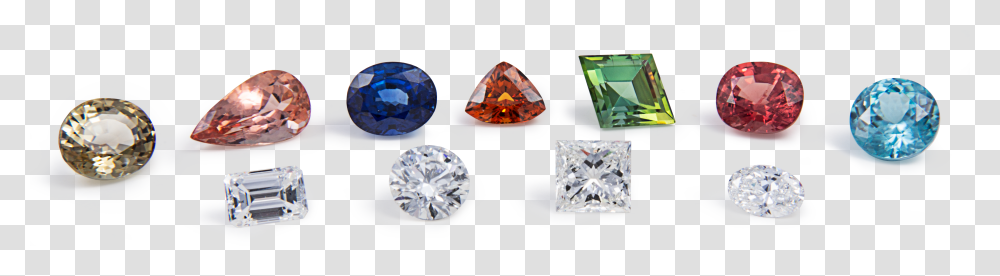 Diamond Amp Colored Stones Colorful Stone Transparent Png