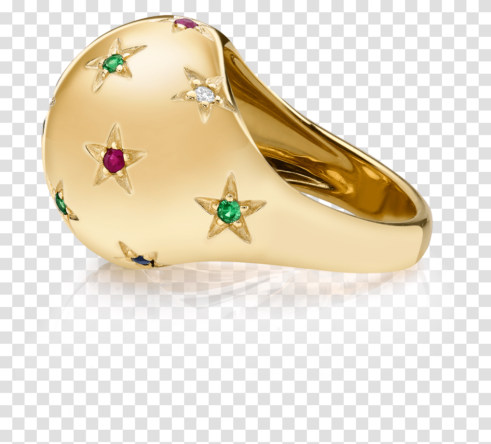 Diamond And Tri Color Star Bombe Ring Ring, Accessories, Accessory, Gold, Jewelry Transparent Png