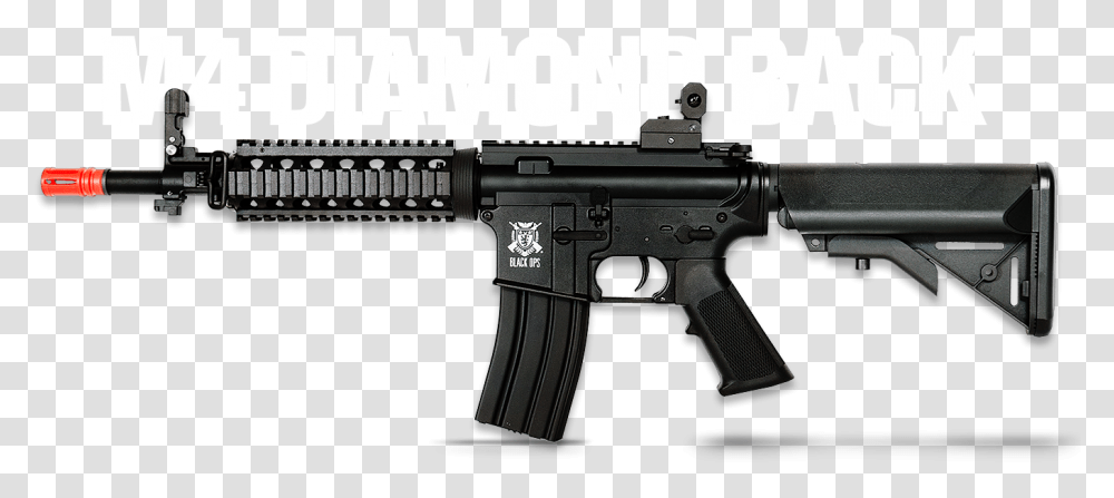 Diamond Back Full Metal Airsoft Assault Rifle Specna Arms Edge, Gun, Weapon, Weaponry, Armory Transparent Png