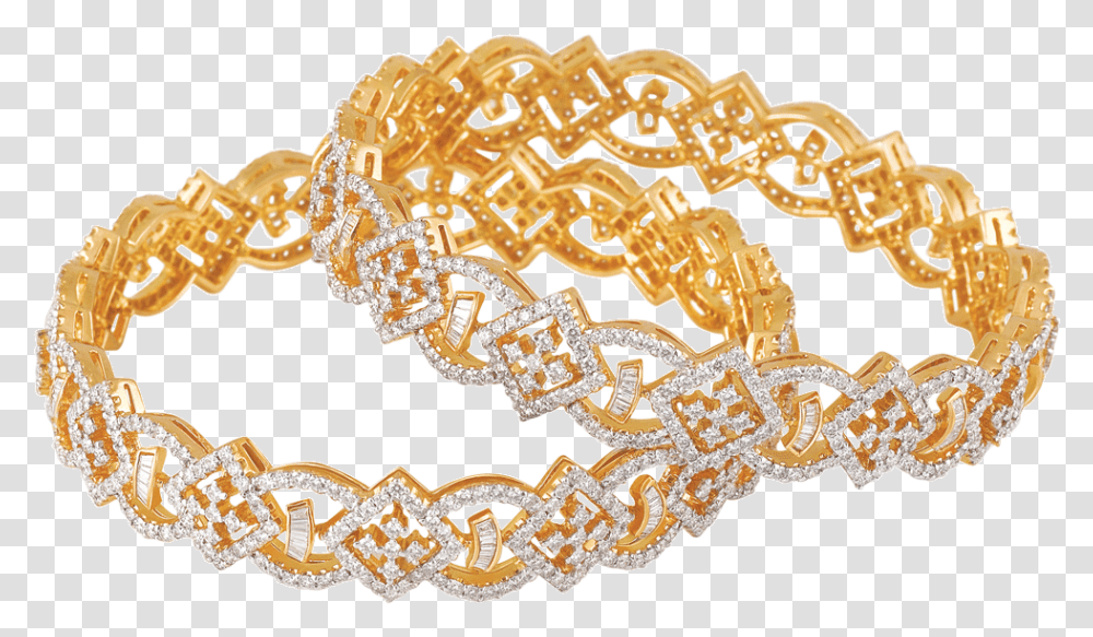 Diamond Bangle Chain, Pattern, Bracelet, Jewelry, Accessories Transparent Png