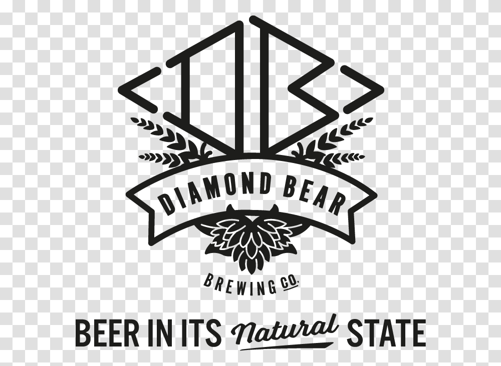Diamond Bear Brewing Logo, Poster, Advertisement, Emblem Transparent Png