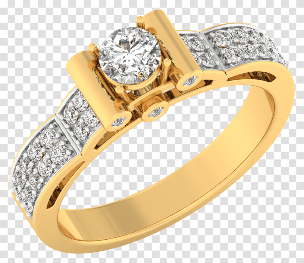 Diamond Border Hd Gold Ring, Jewelry, Accessories, Accessory, Gemstone Transparent Png