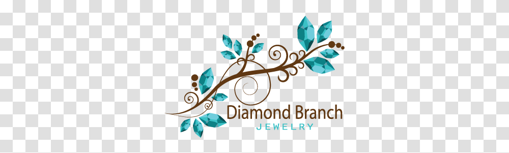 Diamond Branch Logo Design Gallery Inspiration Logomix Decorative, Graphics, Art, Floral Design, Pattern Transparent Png