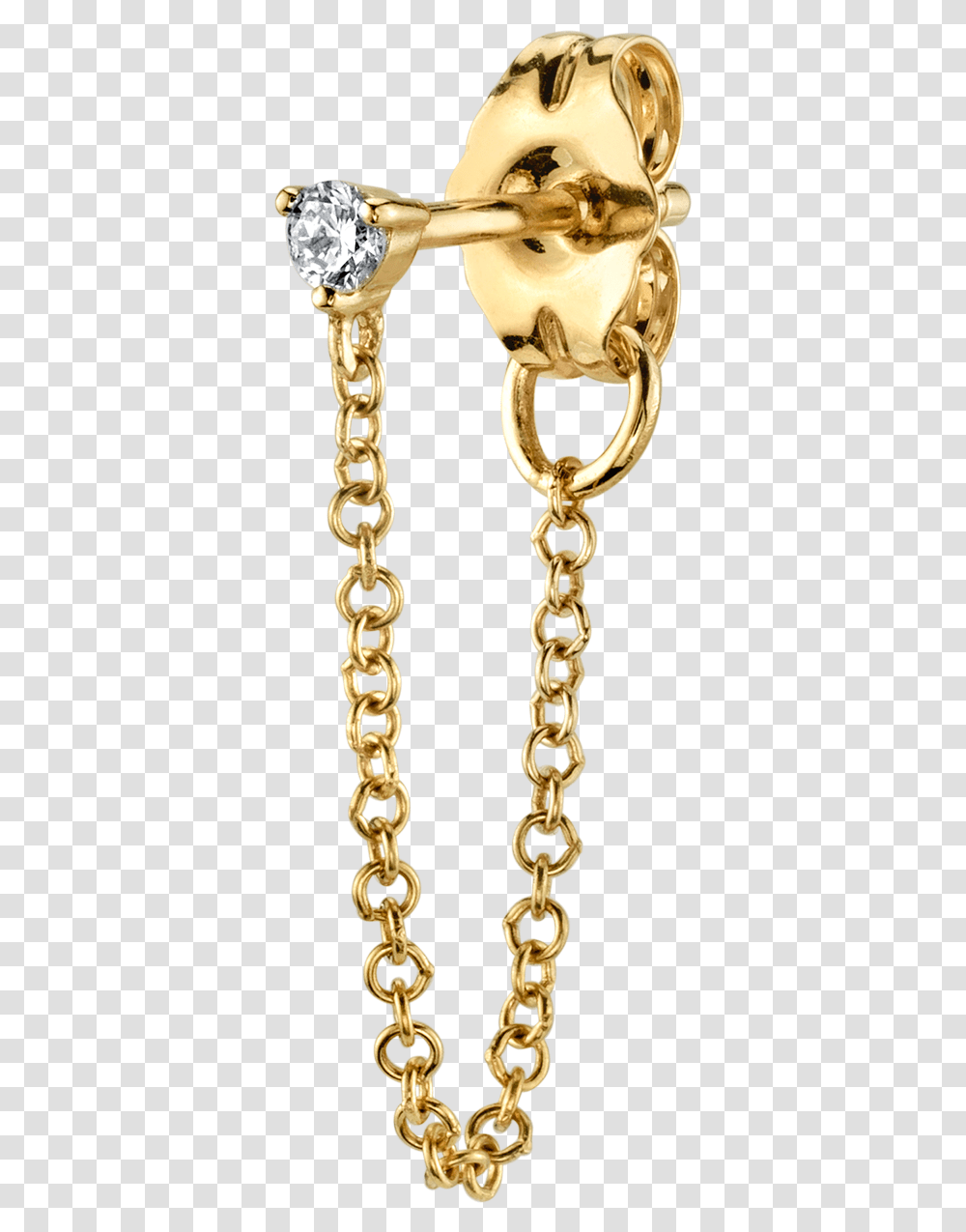 Diamond Chain Earring Chain Transparent Png