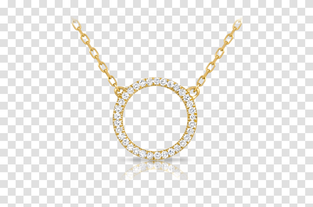 Diamond Circle Picture 519917 Yellow Gold Circle Diamond Pendant, Necklace, Jewelry, Accessories, Accessory Transparent Png