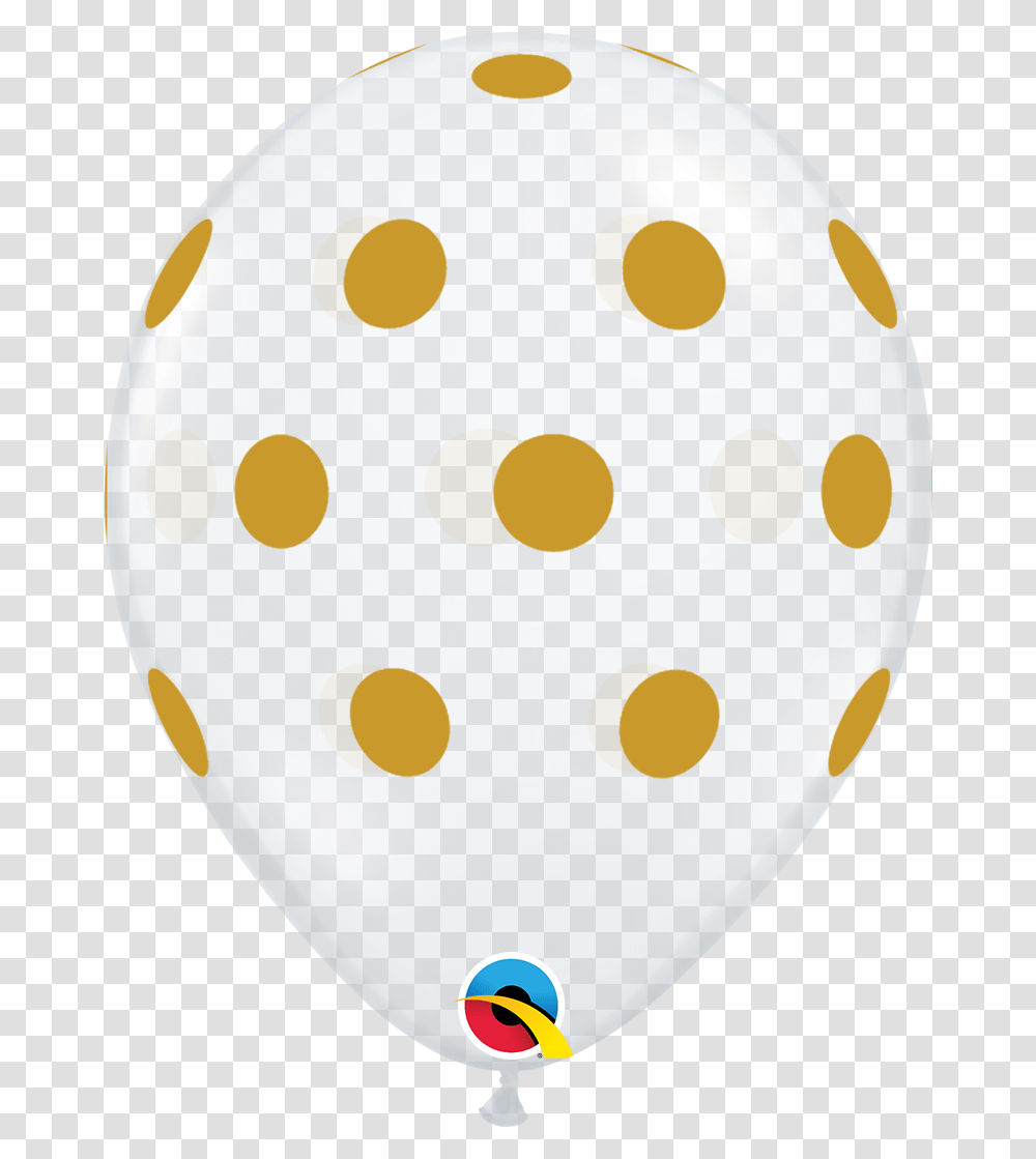 Diamond Clear Gold Confetti Dots Bargain Balloons Qualatex Confetti Balloons, Texture, Polka Dot, Egg, Food Transparent Png