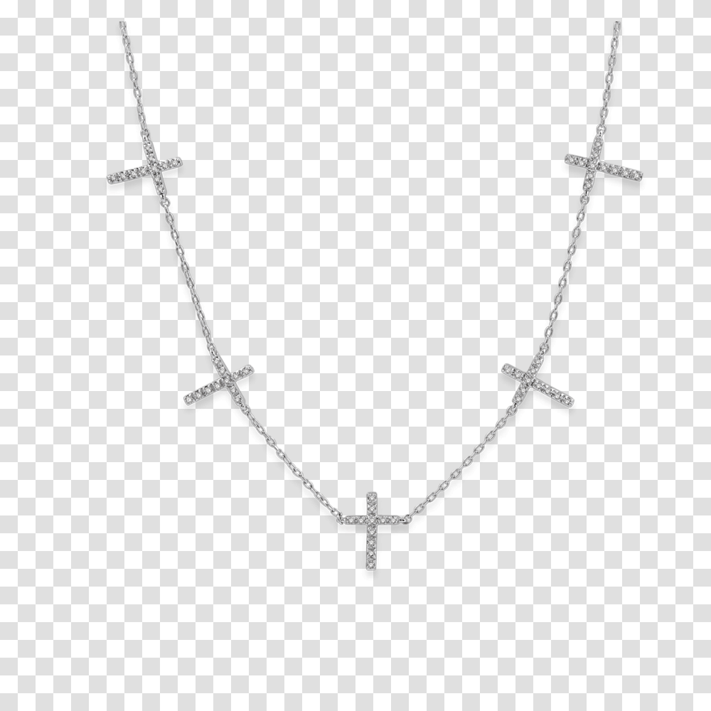Diamond Cross Necklace In White Gold Dia Jc Jewelers, Construction Crane, Jewelry, Accessories, Accessory Transparent Png