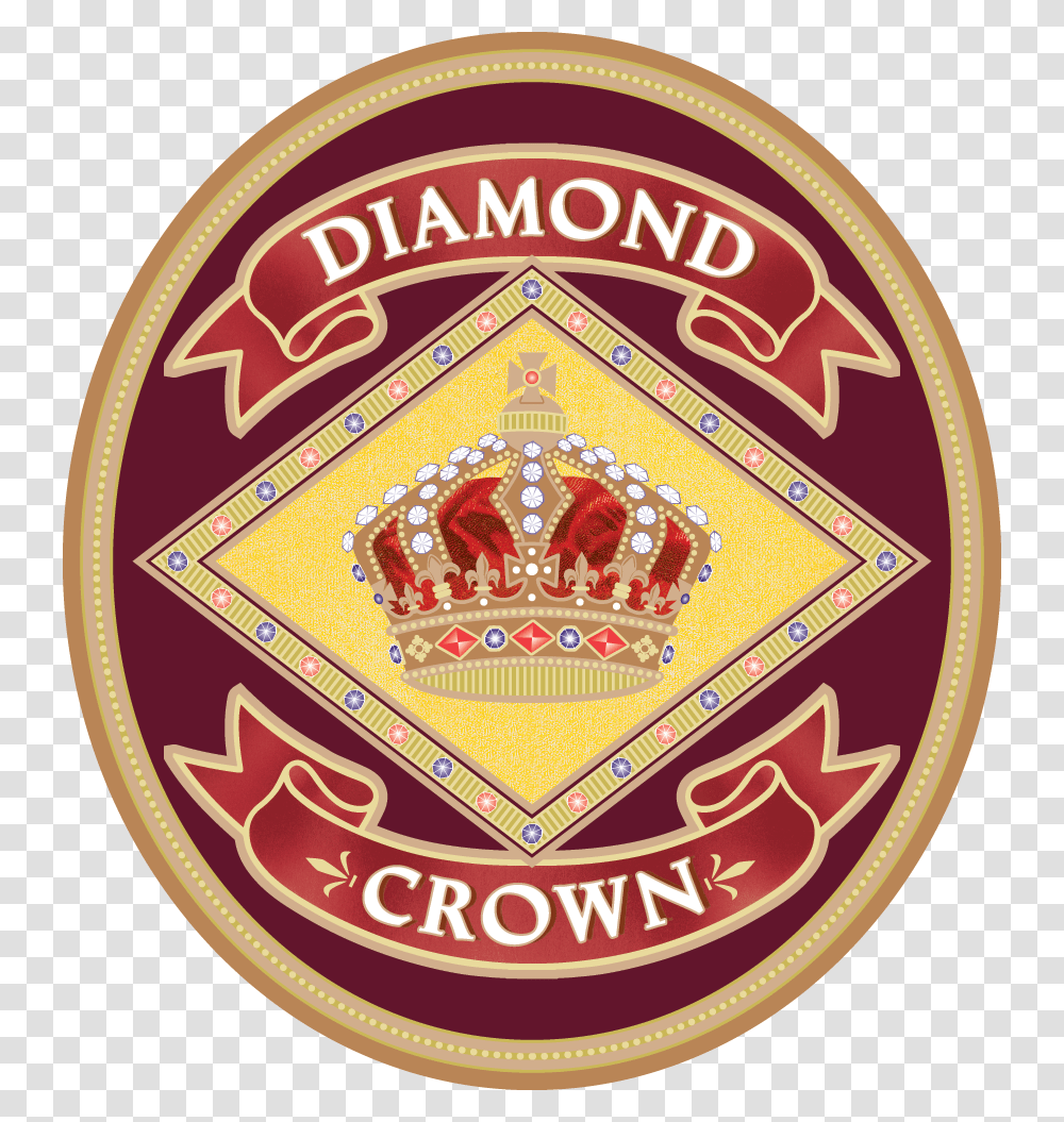 Diamond Crown Cigar Logo, Trademark, Badge, Emblem Transparent Png