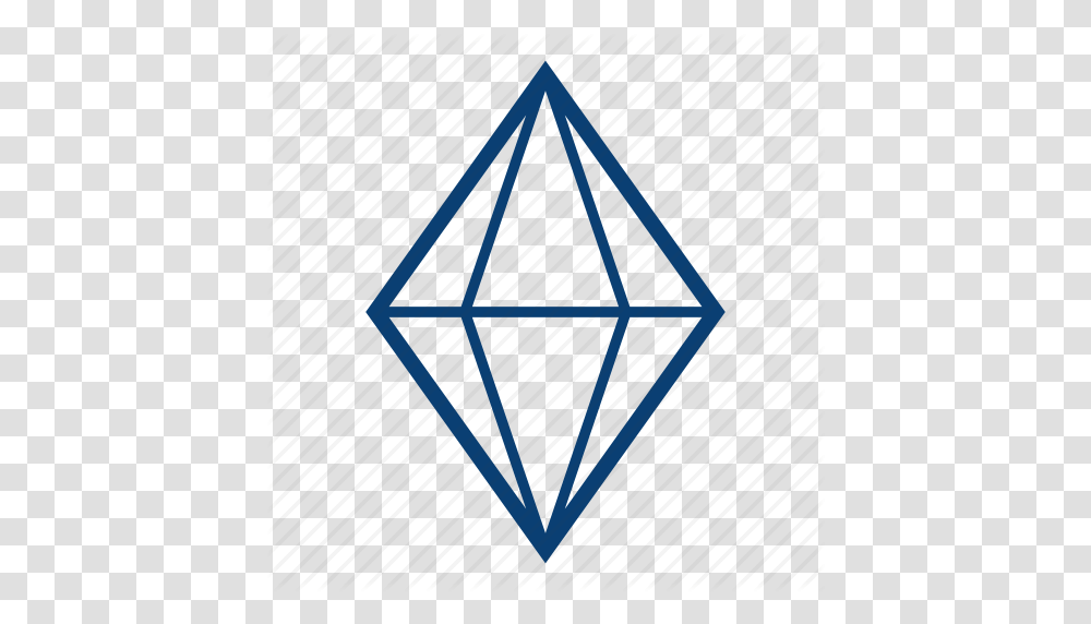 Diamond Diamond Shape Gem Jewerly Stone Trillion Icon, Triangle, Star Symbol, Gemstone Transparent Png