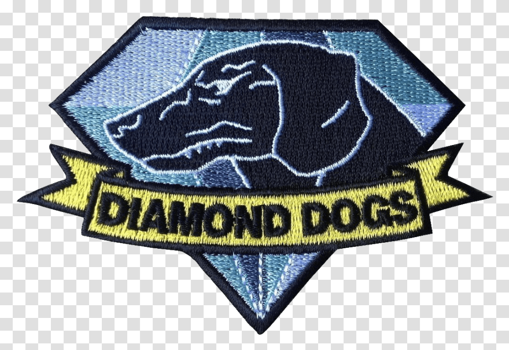 Diamond Dogs Fox Hound Metal Gear Solid Big Boss Snake Diamond Dogs Logo, Trademark, Rug, Badge Transparent Png