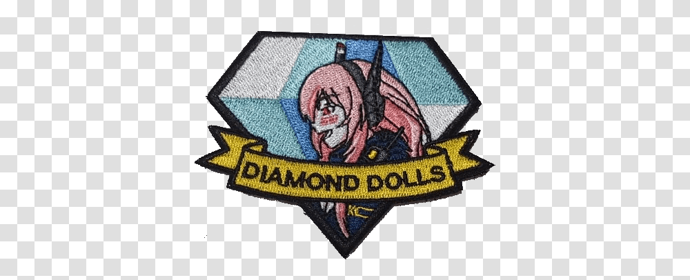 Diamond Dolls M4 Sopmod Ii Embroidery Patch Diamond Dogs, Logo, Symbol, Trademark, Badge Transparent Png