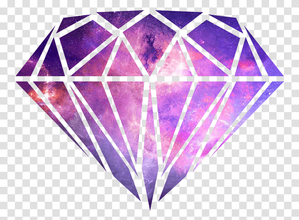 Diamond Drawing Galaxy Diamond, Triangle, Gemstone, Jewelry, Accessories Transparent Png