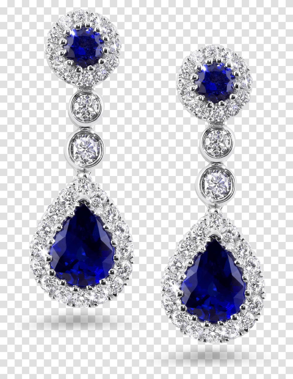 Diamond Earrings Hd, Sapphire, Gemstone, Jewelry, Accessories Transparent Png