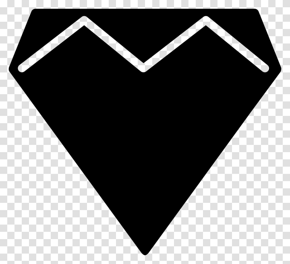 Diamond Filling Icon Free Download, Triangle, Rug, Heart, Stencil Transparent Png