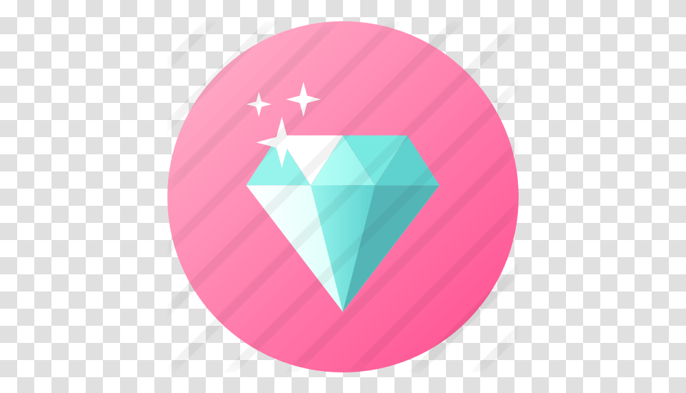 Diamond Free Fashion Icons Diamond Pink Icon, Balloon, Paper, Gemstone, Jewelry Transparent Png