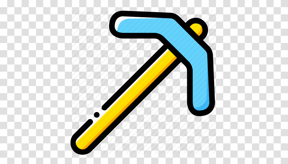 Diamond Game Minecraft Pickaxe Yellow Icon, Tool, Baseball Bat, Team Sport, Sports Transparent Png