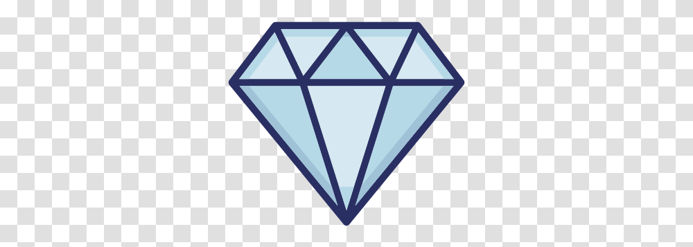 Diamond Gem Gemstone Jewel Color Silueta De Un Diamante, Jewelry, Accessories, Accessory, Triangle Transparent Png