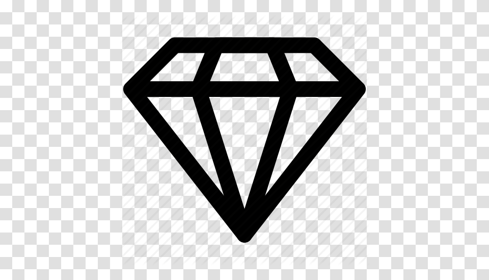 Diamond Gem Luxury Sparkle Value Wealth Icon Icon, Triangle, Gemstone, Jewelry, Accessories Transparent Png