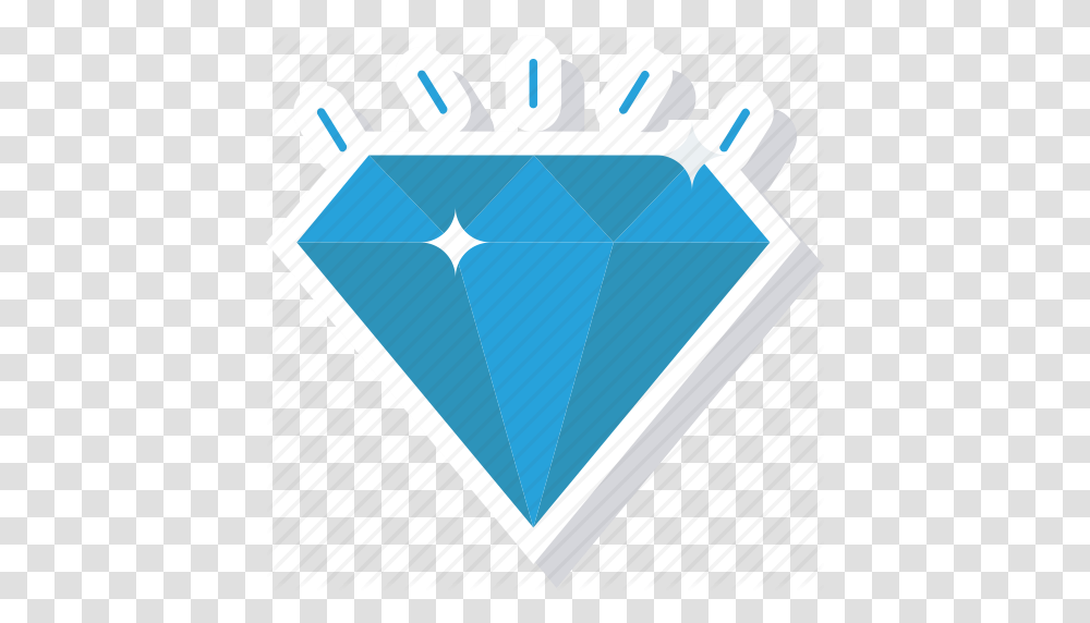 Diamond Gem Luxury Sparkle Value Wealth Icon, Triangle, Apparel Transparent Png
