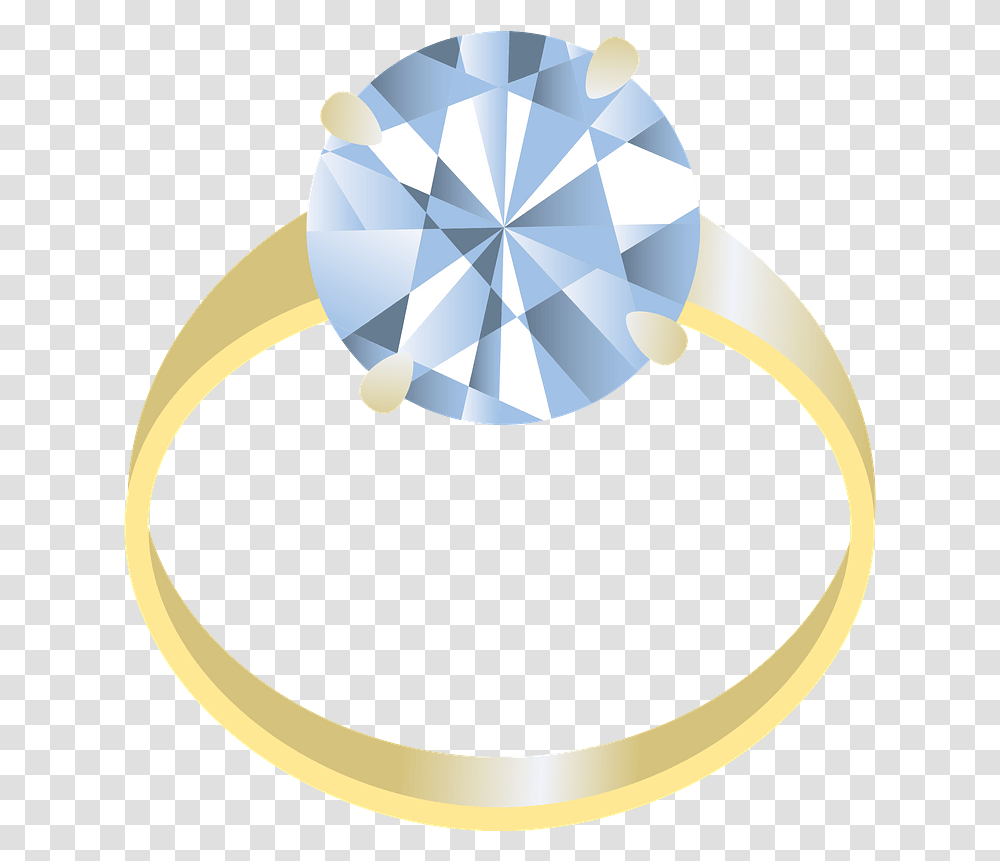 Diamond Gold Ring Clipart Free Download Diamond, Jewelry, Accessories, Accessory, Gemstone Transparent Png