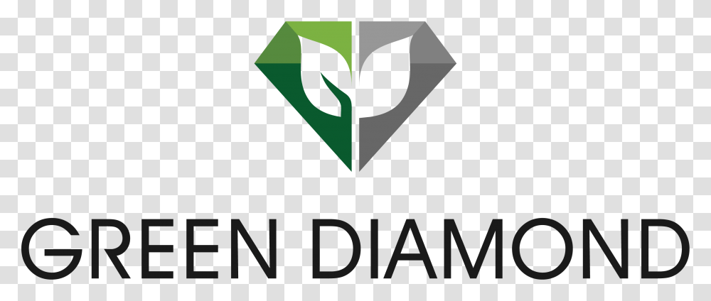 Diamond Green Logo, Recycling Symbol, Trademark Transparent Png