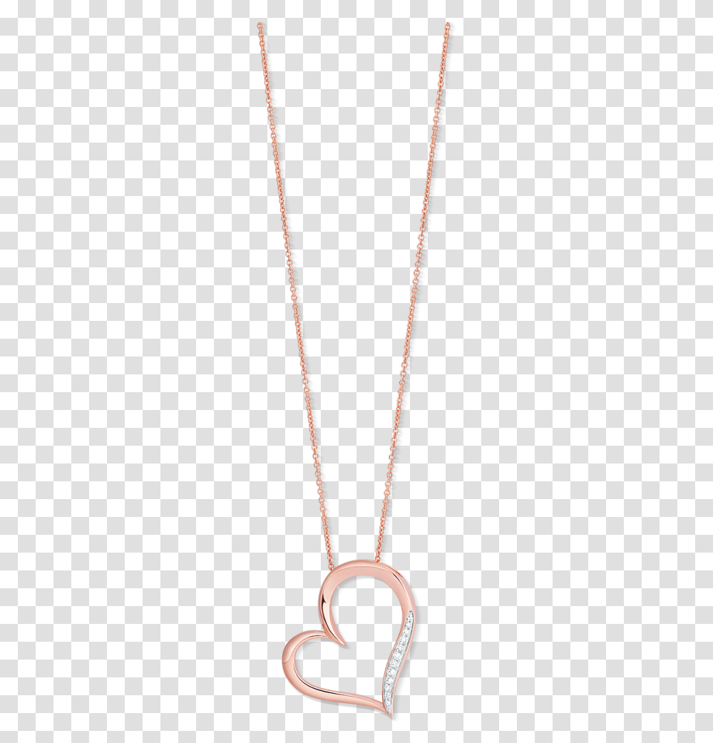 Diamond Heart Angled Slider Pendant Chain Locket, Necklace, Jewelry, Accessories, Accessory Transparent Png