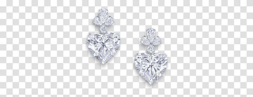 Diamond Heart Earrings Graff, Accessories, Accessory, Jewelry, Gemstone Transparent Png