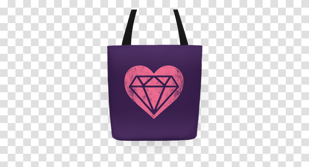 Diamond Heart Totes Lookhuman Diemond Tattoo, Bag, Tote Bag, Purse, Handbag Transparent Png