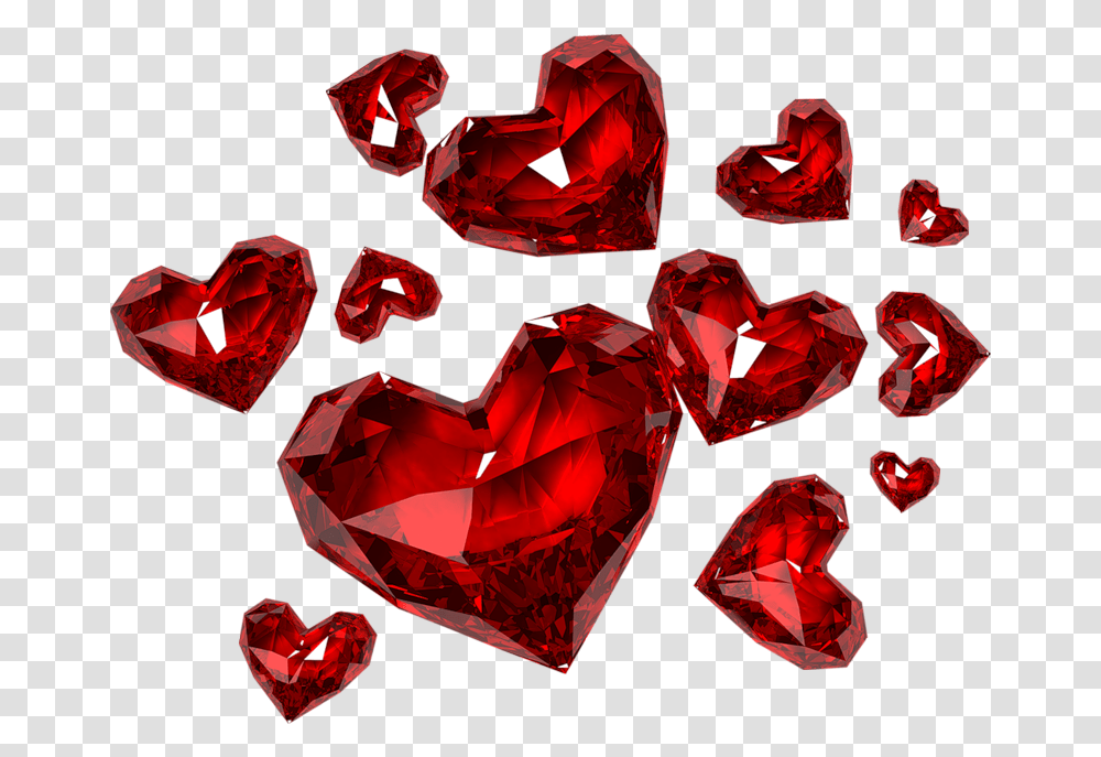 Diamond Hearts Clipart Valentines Day Diamond Heart, Gemstone, Jewelry, Accessories, Accessory Transparent Png