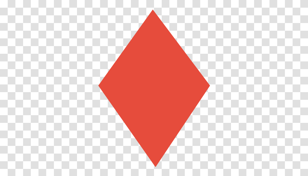Diamond Icon Red Diamond Vector Shape, Triangle, Plectrum Transparent Png