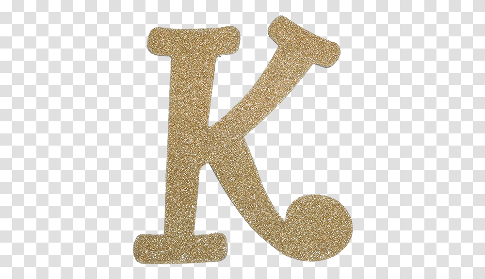 Diamond Letter K 35 Gold 1 Pc Pkg Number, Alphabet, Text, Cross, Symbol Transparent Png