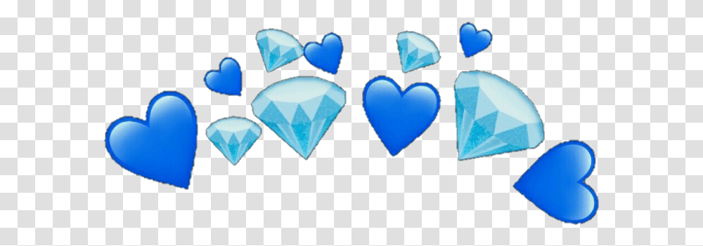 Diamond Lightblue Heart Blue Azul Diamanteceleste Heart, Jewelry, Accessories, Accessory, Gemstone Transparent Png