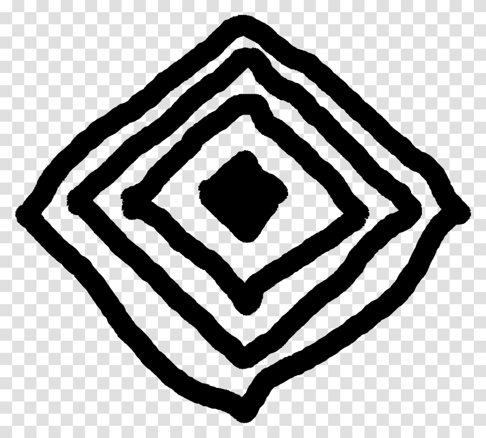 Diamond Logo Minimalist Native American Spider Symbolism, Rug, Spiral, Spider Web, Coil Transparent Png