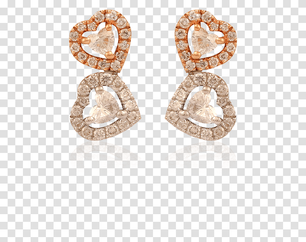 Diamond Love Sparkle Earrings Earrings, Number, Alphabet Transparent Png