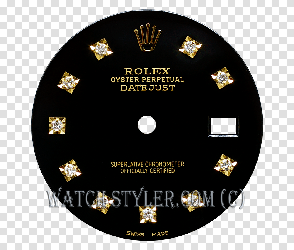 Diamond Mens Custom Rolex, Disk, Dvd Transparent Png