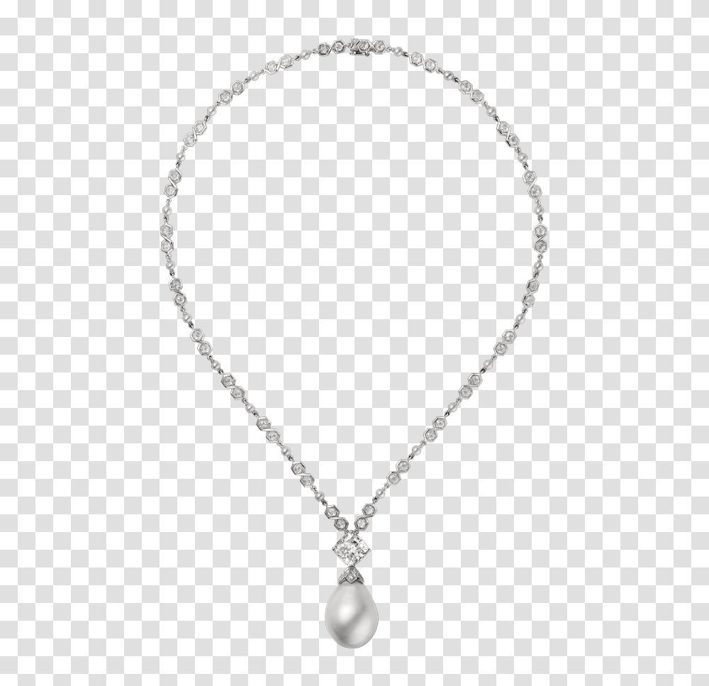Diamond Necklace With Pearl Clipart, Pendant, Jewelry, Accessories, Accessory Transparent Png