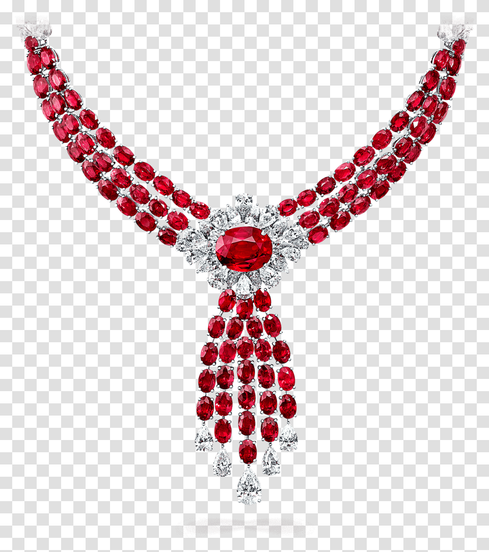 Diamond Necklace With Rubies, Jewelry, Accessories, Accessory, Pendant Transparent Png