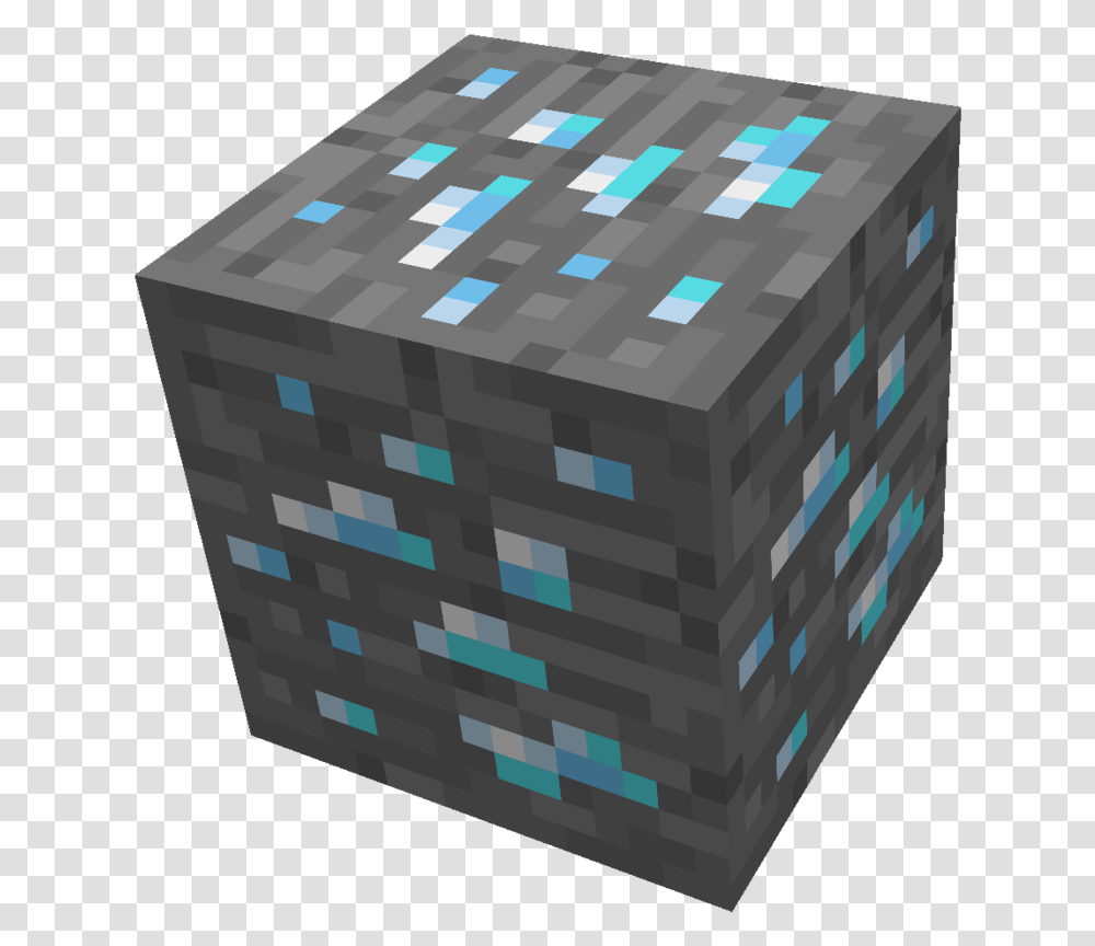 Diamond Ore Block X Ray Minecraft, Rug, Rubix Cube Transparent Png