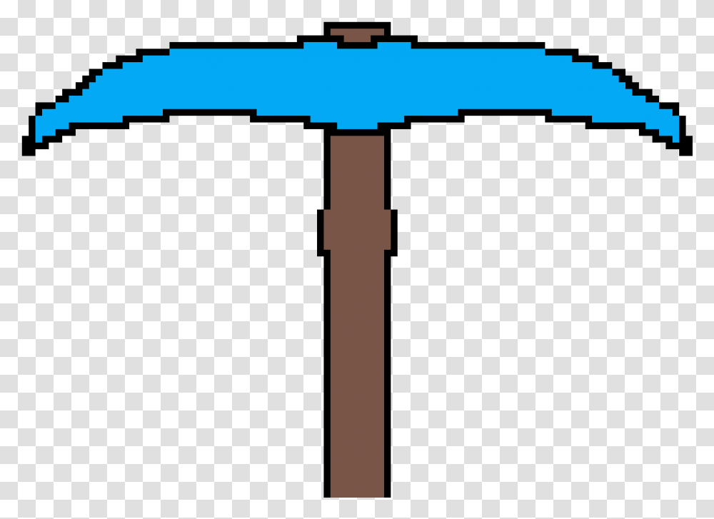 Diamond Pickaxe, Cross, Weapon, Arrow Transparent Png