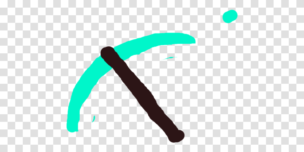 Diamond Pickaxe Layer Paragliding, Person, Tool, Hoe, Stick Transparent Png