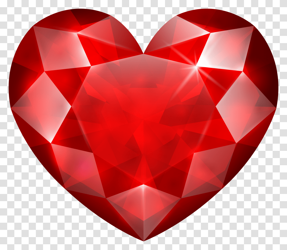 Diamond Pink Heart Transparent Png