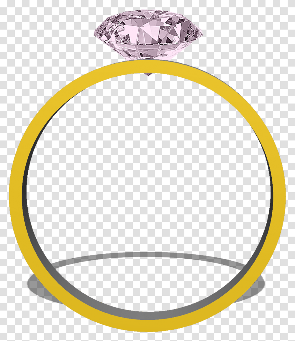 Diamond Ring Circle, Accessories, Accessory, Jewelry, Gemstone Transparent Png