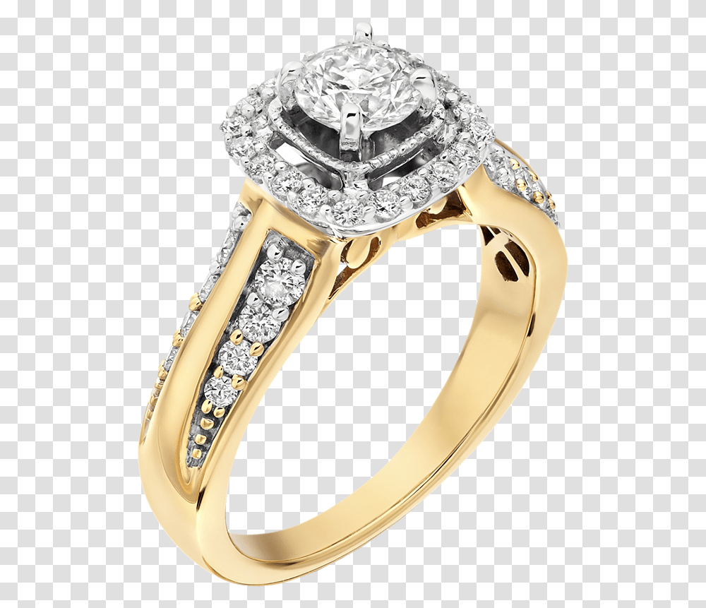 Diamond Ring Gold Ring With Diamond, Jewelry, Accessories, Accessory, Gemstone Transparent Png